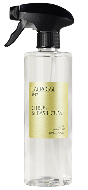 Roomspray 500ml Citrus & Basilicum