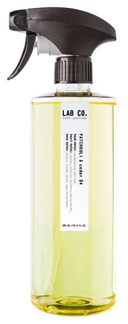 Roomspray 500ml Patchouli & Cedar