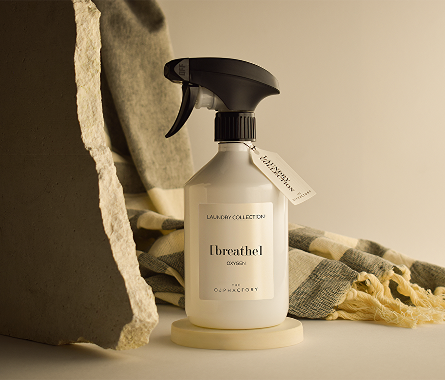 Textiel spray als aanvulling op een compleet geurconcept